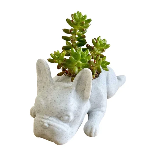 PupBloom - Yndig hundeformet plantekasse til charmerende indretning