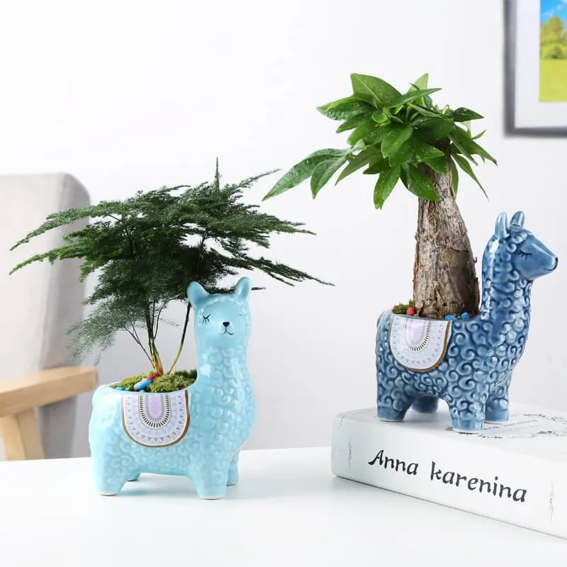 PlantPals - Fantasifulde Alpaka Potter til Planteelskere