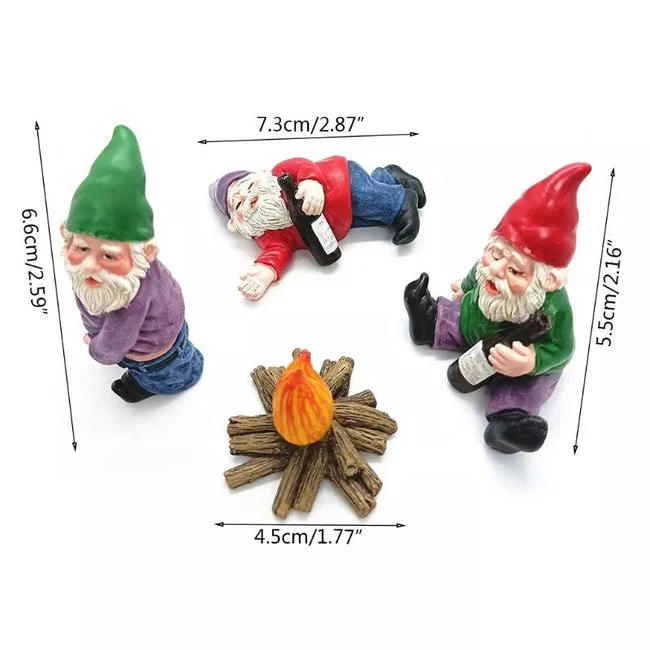 TipsyTales - Underholdende Drunken Gnomes Til Havesjov