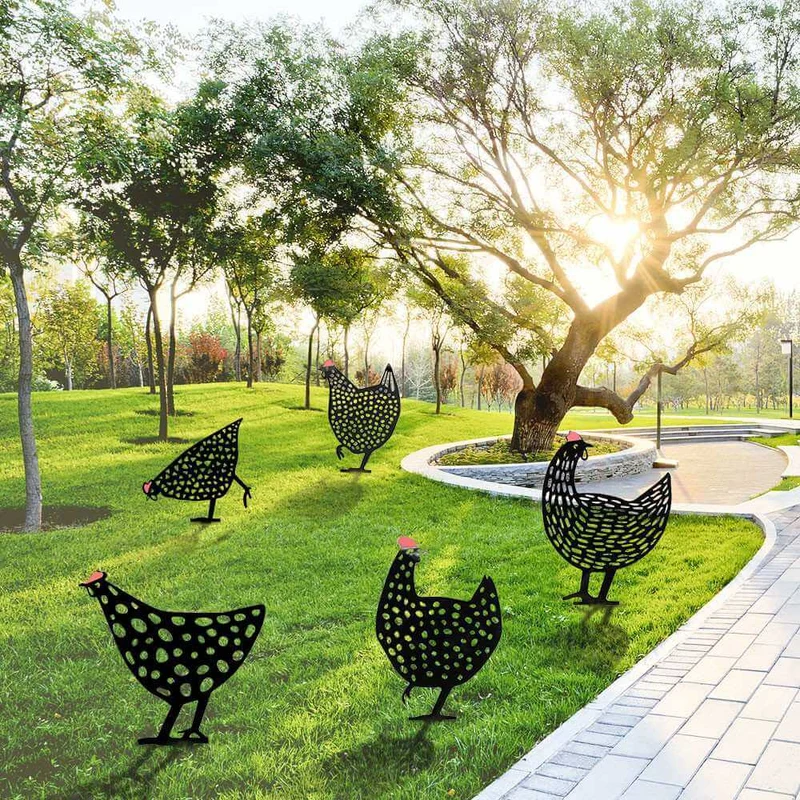 CluckCrew - Munter Kyllingeindretning Til At Lysne Din Have Op