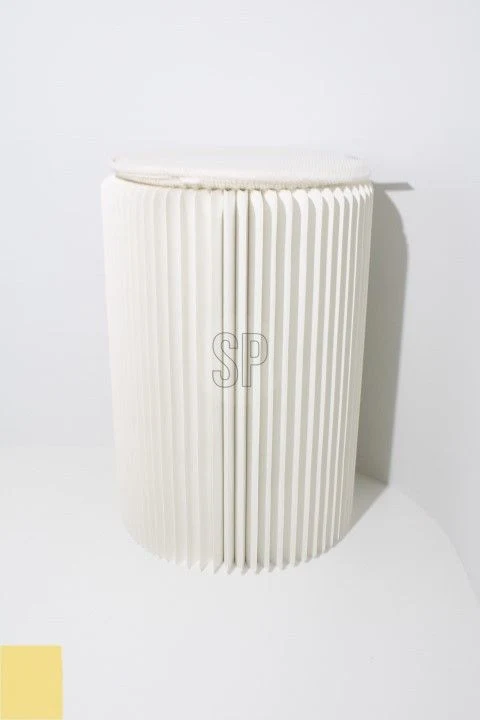 Sgabello Pieghevole in Carta - Bianco 30x42cm