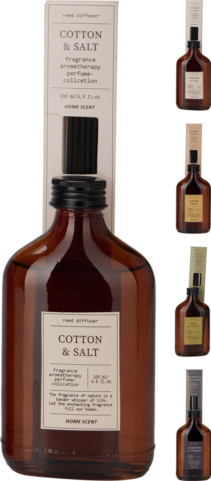Diffusore di Profumo per Ambienti con Bastoncini - 200 ml assortito