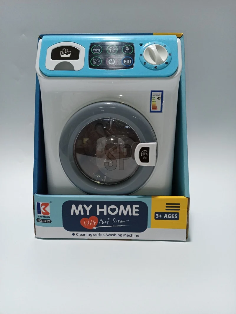 Lavatrice Giocattolo con Luci e Suoni - Bianca