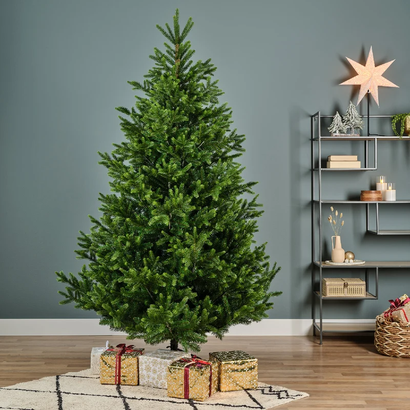 ALBERO DI NATALE 240CM NORDMANN VERDE