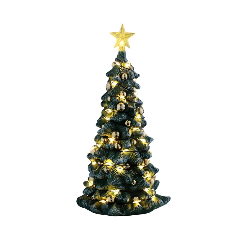 SNOWY CHRISTMAS TREE CLEAR LIGHT 4.5V - LEMAX COD. 54526