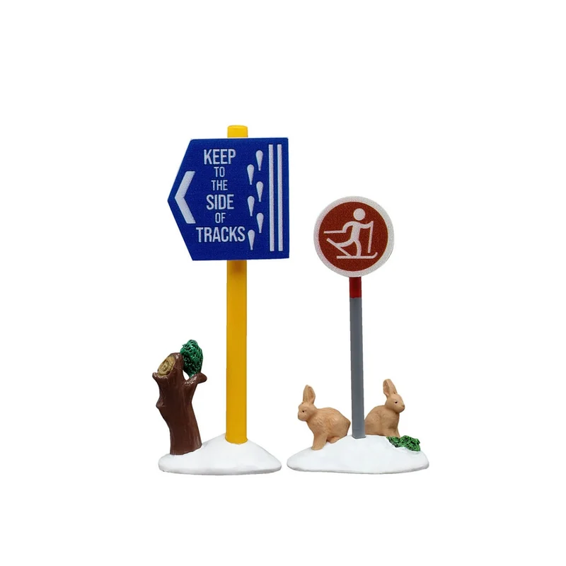 CROSS COUNTRY SKI SIGN – LEMAX COD. 54468