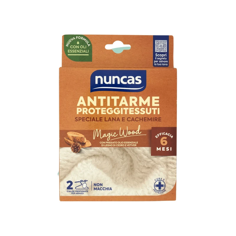 ANTITARME PROTEGGITESSUTI CIALDE MAGIC WOOD - 2 PEZZI