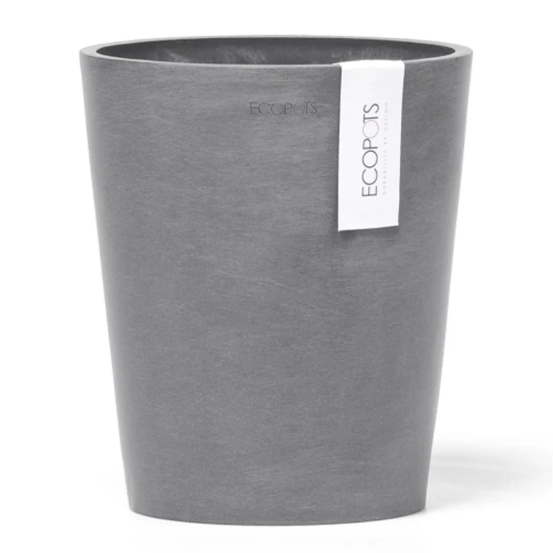 VASO DA TAVOLO ROTONDO MORINDA D14XH16CM GRIGIO