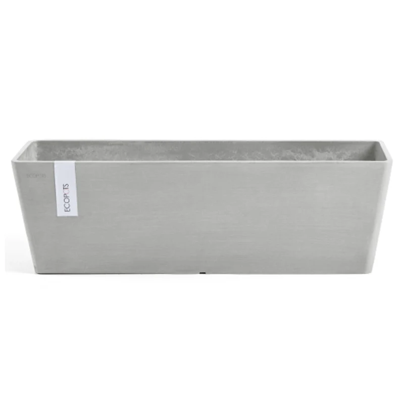 CASSETTA RETTANGOLARE BRUGES L45XP17XH17CM BIANCO/GRIGIO