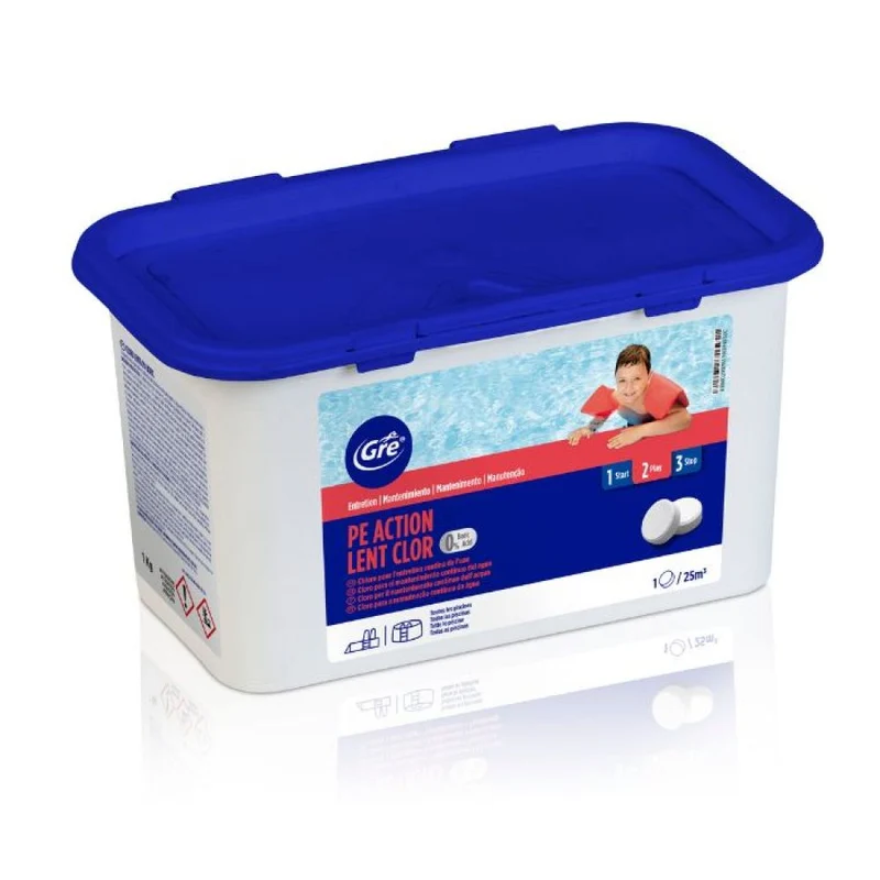 CLORO LENTO IN PASTIGLIE 250 GR CONFEZIONE 1 KG