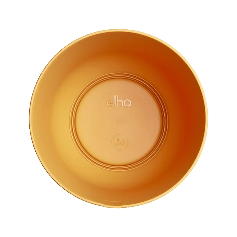 VASO JAZZ ROUND 35CM GIALLO AMBRA