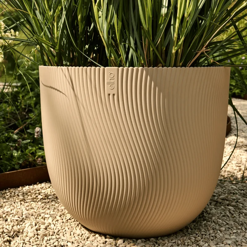 VASO SEREH ROUND 40CM BEIGE FUNGO