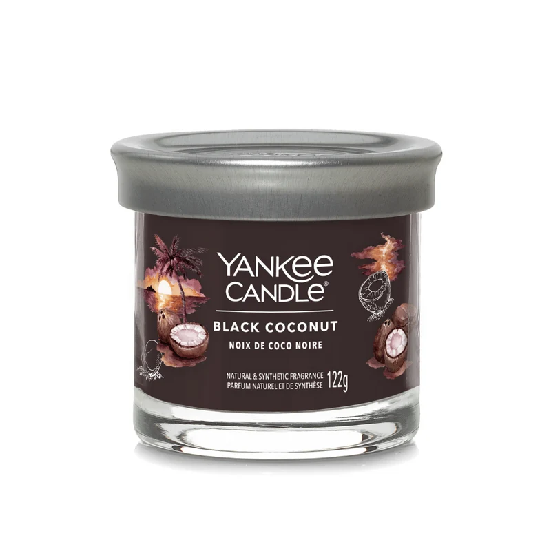CANDELA TUMBLER PICCOLA SIGNATURE BLACK COCONUT - YANKEE CANDLE