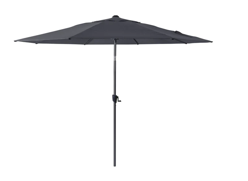 OMBRELLONE DA GIARDINO INCLINABILE CON MANIGLIA DIAMETRO 300CM GRIGIO