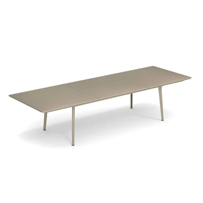 TAVOLO PLUS4 IMPERIAL ALLUNGABILE 220+110X110CM TORTORA