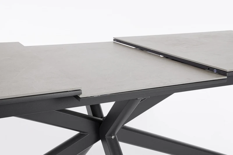 TAVOLO ALLUNGABILE PASCAL 200-260X100 ANTRACITE JX55