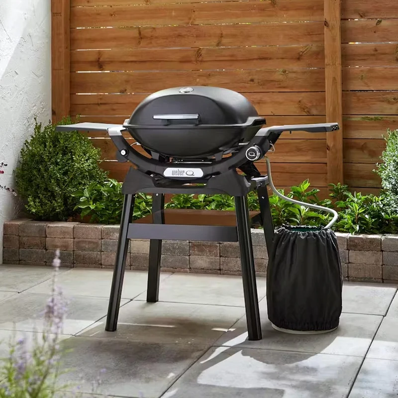 BARBECUE A GAS Q2200N CON RIPIANI LATERALI E STAND