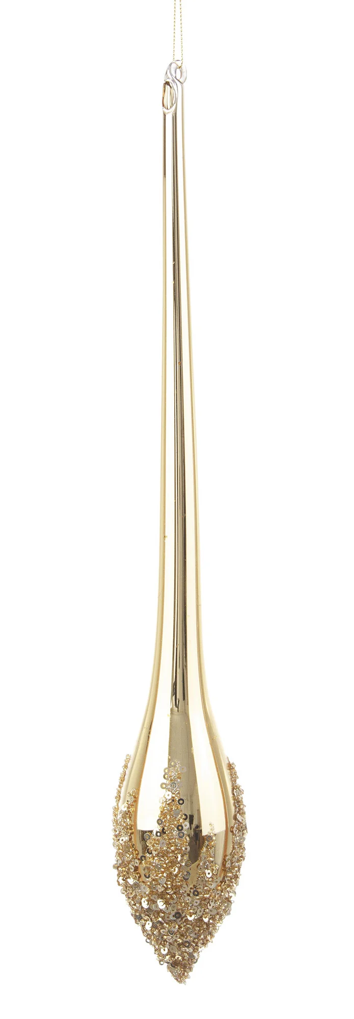 PENDENTE A GOCCIA TRIUMPH ORO Ø5,2X40HCM
