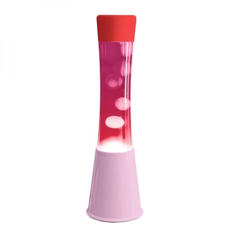 LAMPADA LAVA LAMP ROSA MAGENTA LIQUIDO ROSA H40CM