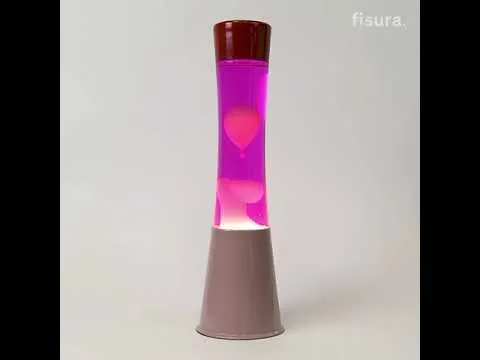 LAMPADA LAVA LAMP ROSA MAGENTA LIQUIDO ROSA H40CM