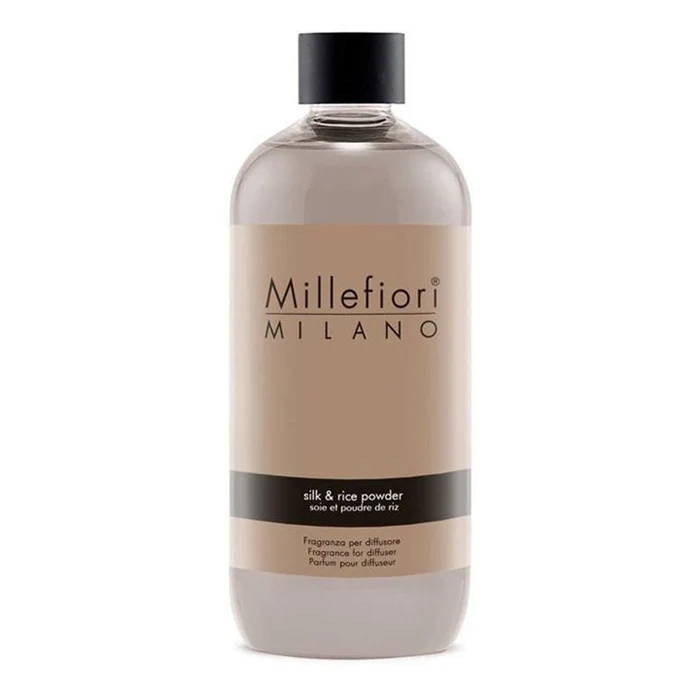 RICARICA PER DIFFUSORE A BASTONCINI SETA E POLVERE DI RISO 500ML