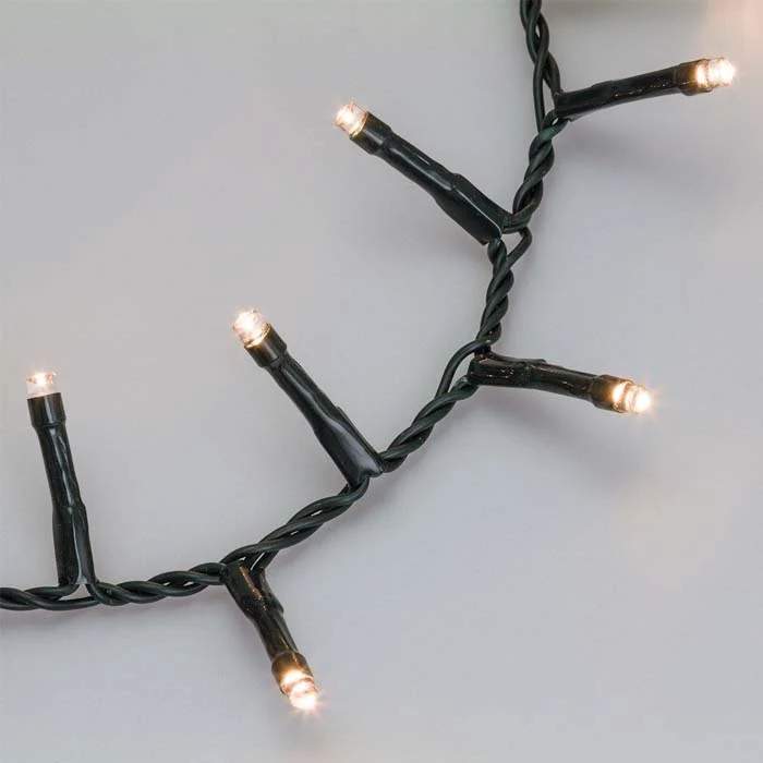 LUCI DI NATALE CATENA, 20,5MT, 1000 MINILED D6, BIANCO CALDO