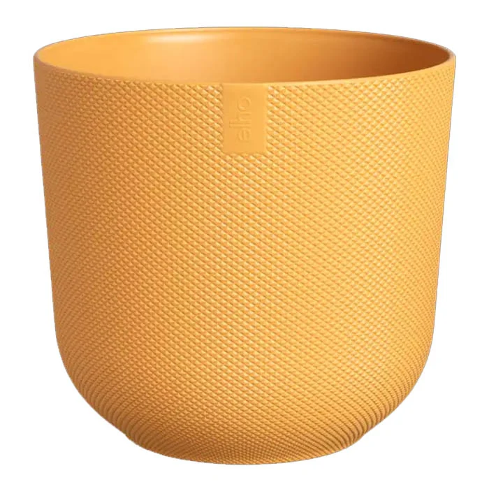 VASO JAZZ ROUND Ø19XH18CM GIALLO AMBRA