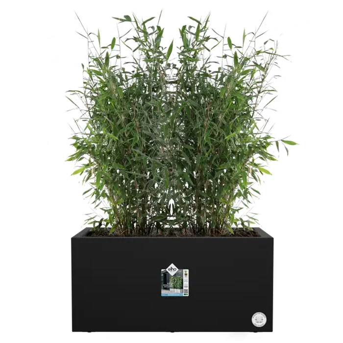 FIORIERA VIVO NEXT LONG 80X39XH38CM LIVING NERO