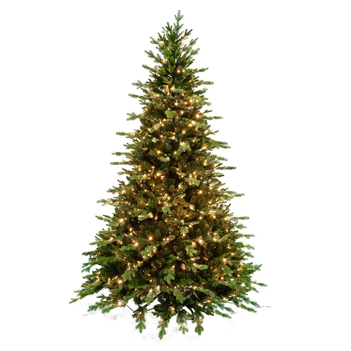 ALBERO DI NATALE CON LED, BRIDGE MOUNTAIN, 210CM, VERDE