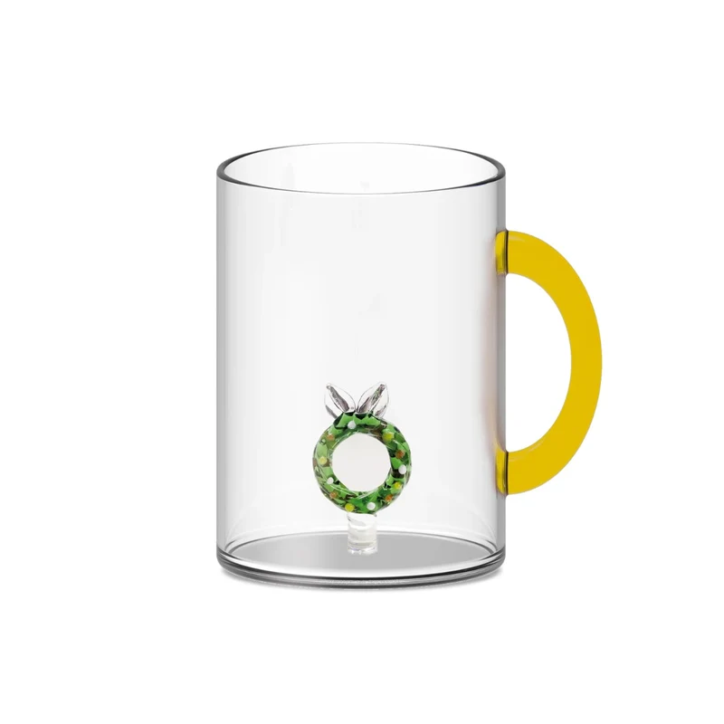 TAZZA IN VETRO BOROSILICATO 420ML GHIRLANDA