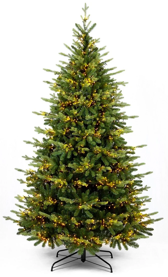 ALBERO DI NATALE CON 4700 LED, SPRYWW, 240CM, VERDE