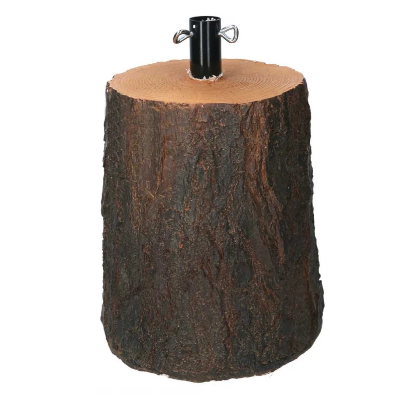 BASE PER ALBERO, TRONCO IN RESINA, Ø22X30CM, MARRONE