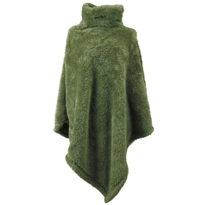PONCHO DARA, 80X75CM, VERDE OLIVA