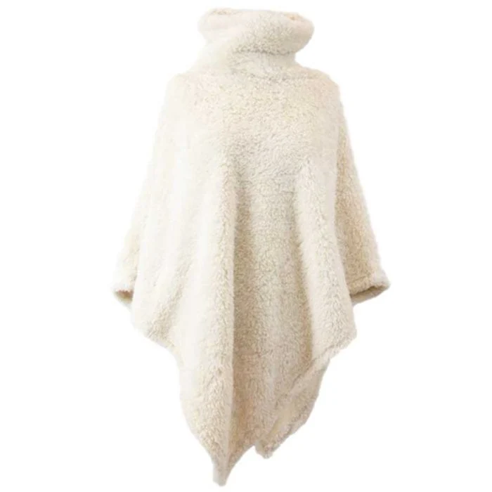 PONCHO DARA, 80X75CM, BIANCO