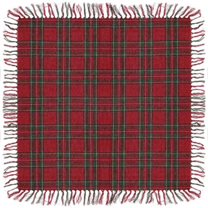 TOVAGLIA NATALE, 90X90CM, TARTAN