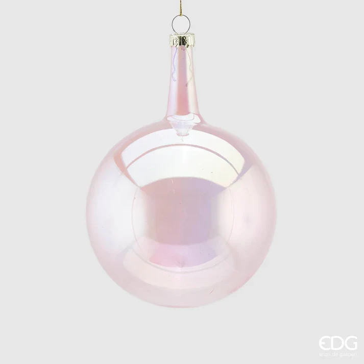 PALLINA DI NATALE, Ø10CM, ROSA