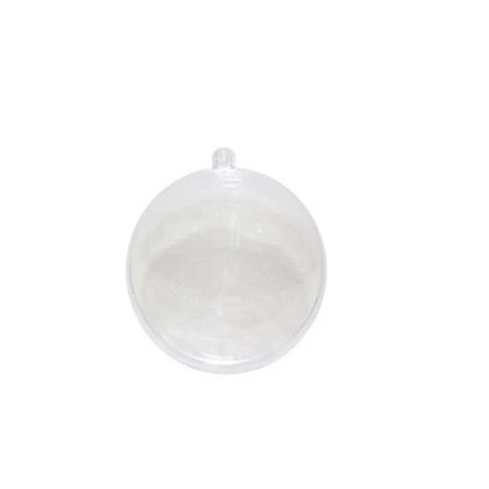 PALLINA DI NATALE TRASPARENTE, Ø14CM