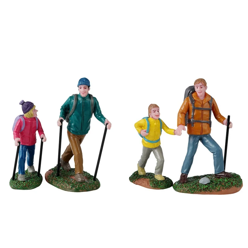 Father And Daughter Hikers - LEMAX COD. 42313