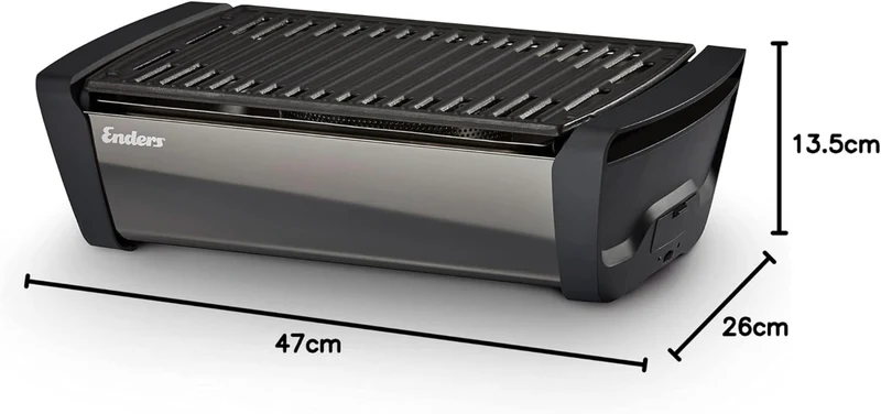 BARBECUE DA TAVOLA PORTATILE AURORA MIRROR BLACK