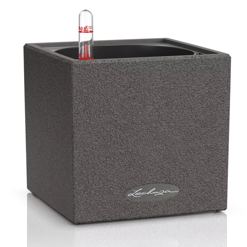 VASO CANTO STONE 14X14X14 NERO