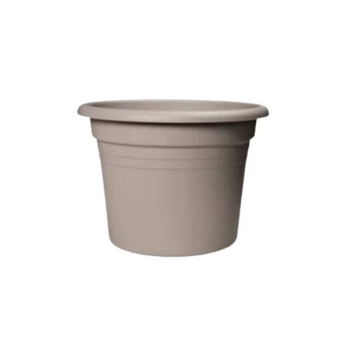 VASO MEDITERRAN CILINDRO 47CM WARM TAUPE