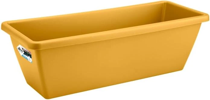 VASO FIORIERA BARCELONA TROUGH 70CM HONEY YELLOW