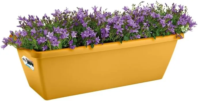 VASO FIORIERA BARCELONA TROUGH 40CM HONEY YELLOW
