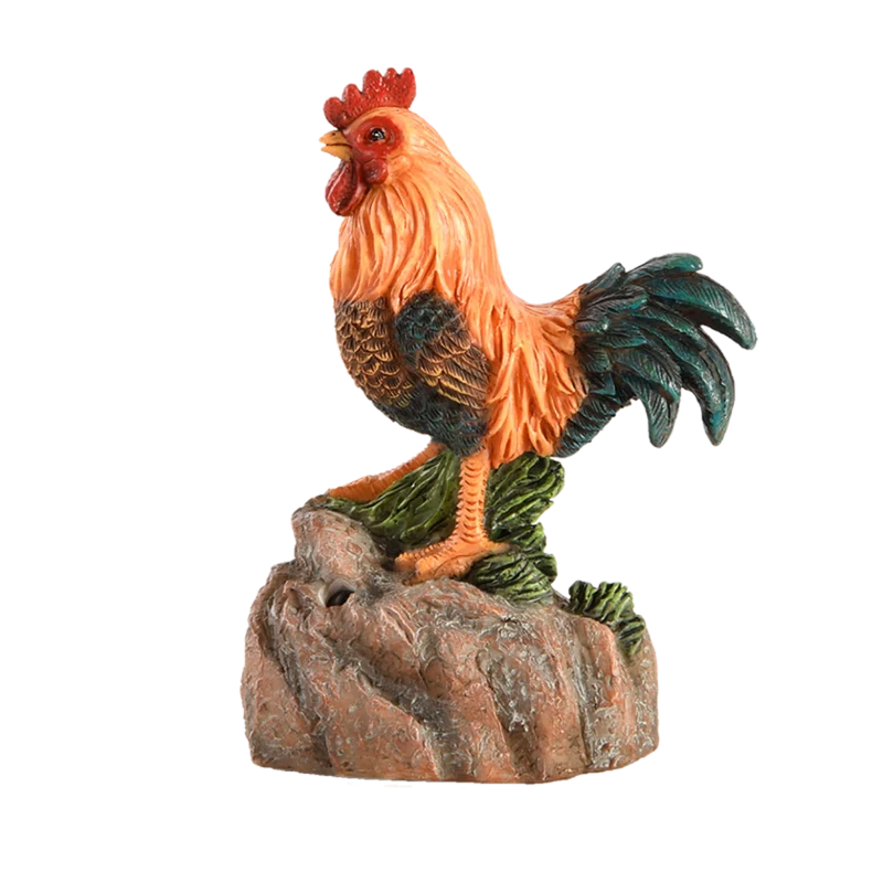 GALLO DI BENVENUTO IN RESINA H11CM