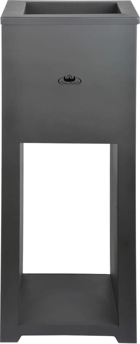 BRACIERE CON PORTALEGNA INTEGRATO 39X39X100CM