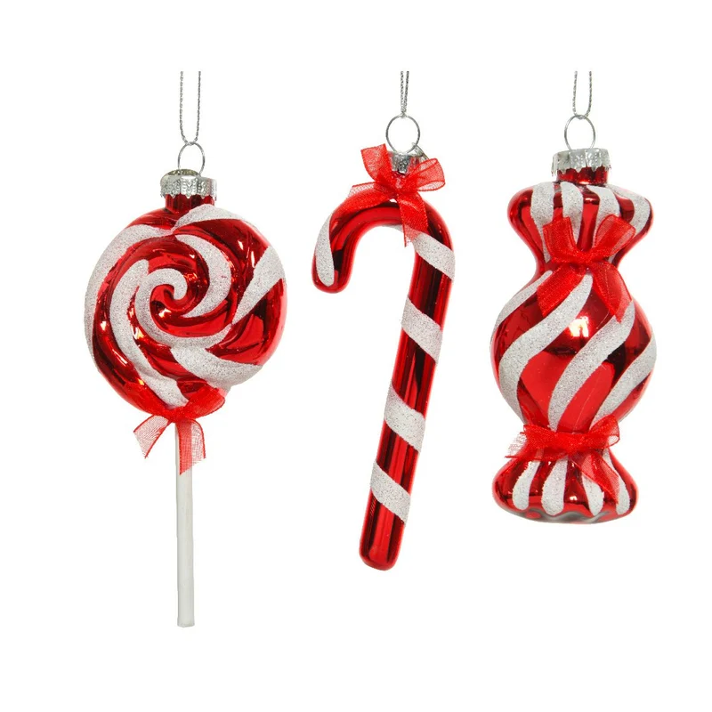 PENDENTE NATALIZIO CARAMELLA CANDIES 13CM ASSORTITO