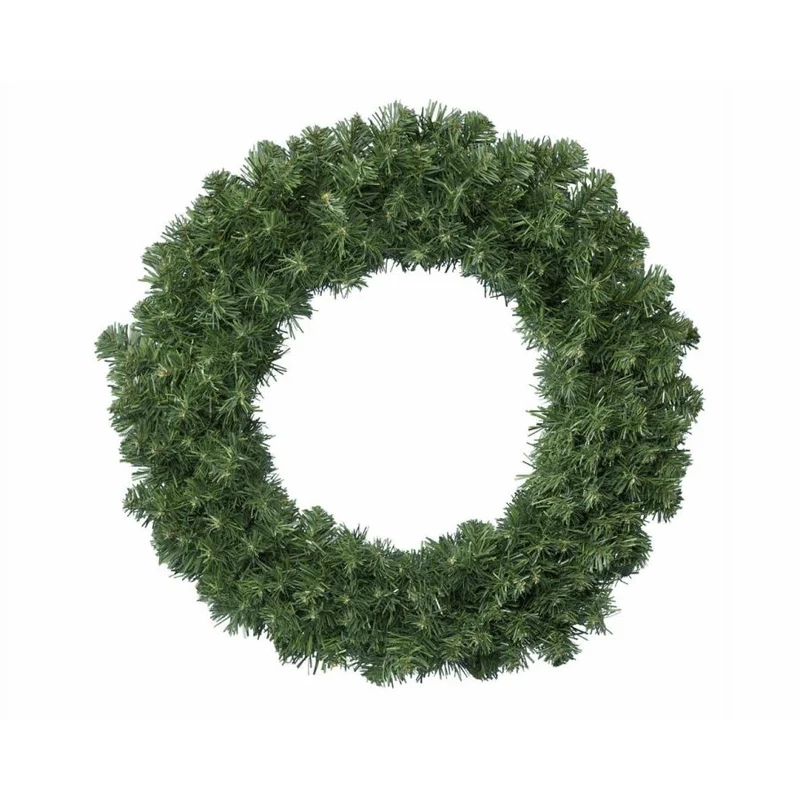 CORONA DECORATIVA VERDE IMPERIALE WREATH GREEN 60 CM