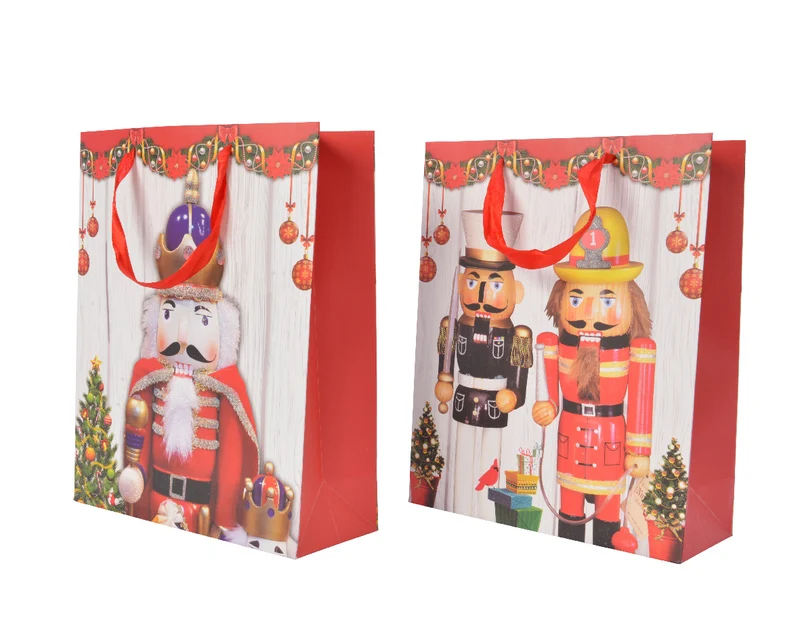 SACCO REGALO NATALIZIO SCHIACCIANOCI 10X26CM MODELLO ASSORTITO