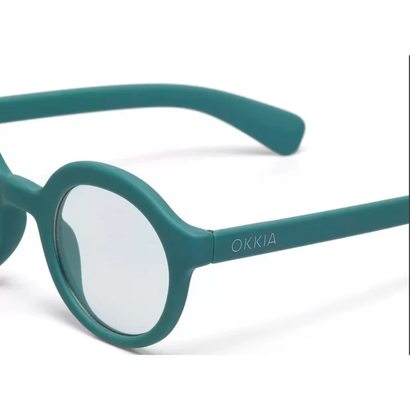OCCHIALE DA LETTURA MODELLO LAURO COLORE VERDE GRAD. +2.50 OKKIA