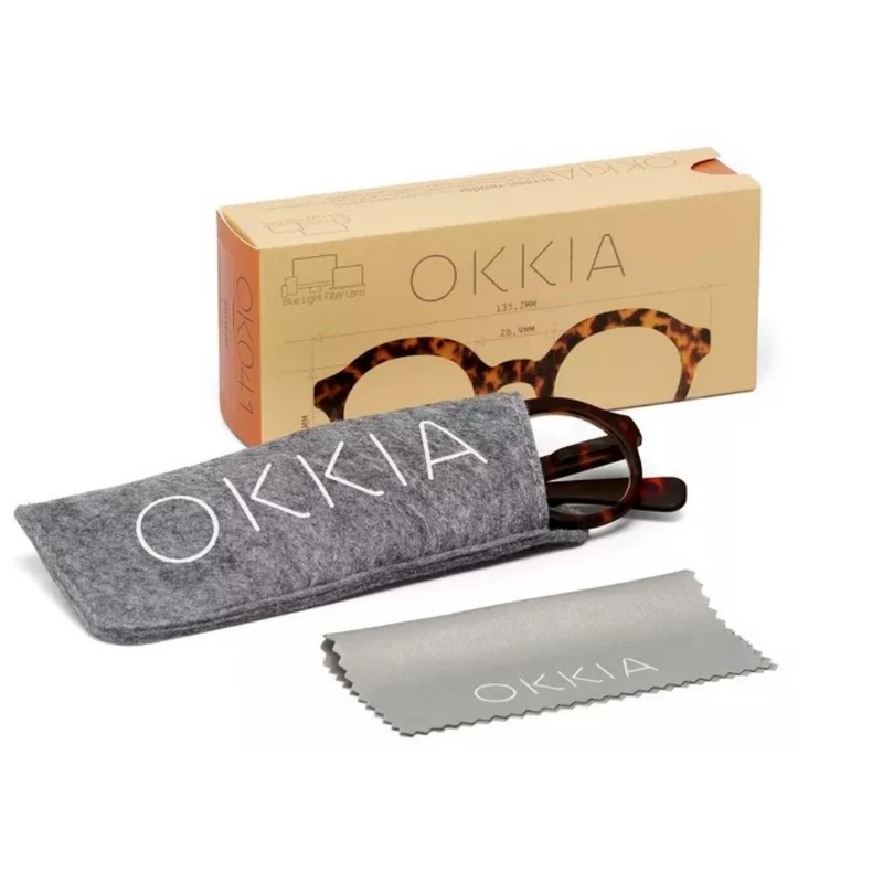OCCHIALE DA LETTURA MODELLO LAURO COLORE CLASSIC HAVANA GRAD. +3.00 OKKIA